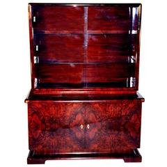Antique Art Deco Rosewood Cabinet