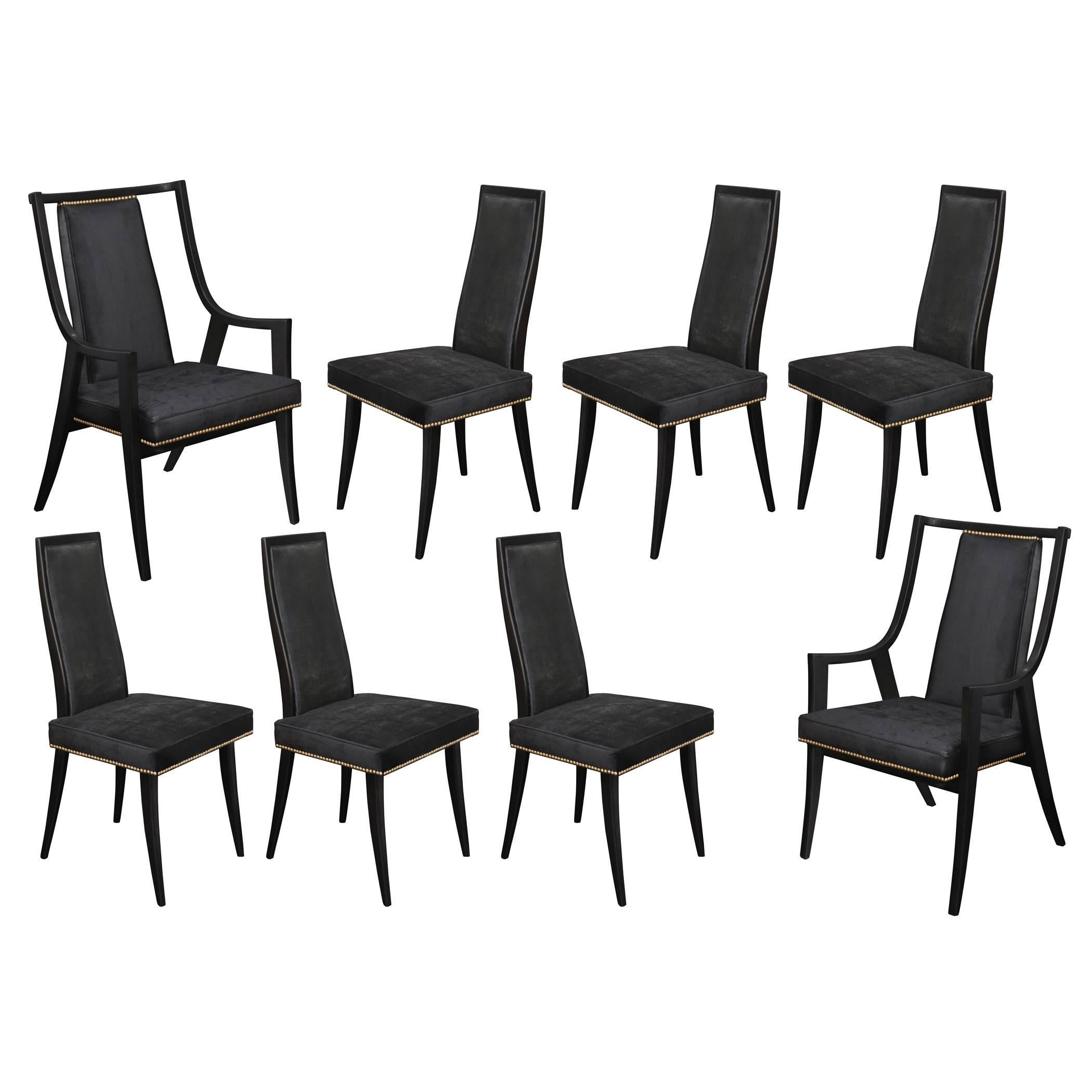 Set of Eight "Classic" Dining Chairs by Harvey Probber