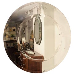 Vintage Circular Karl Springer Mirror