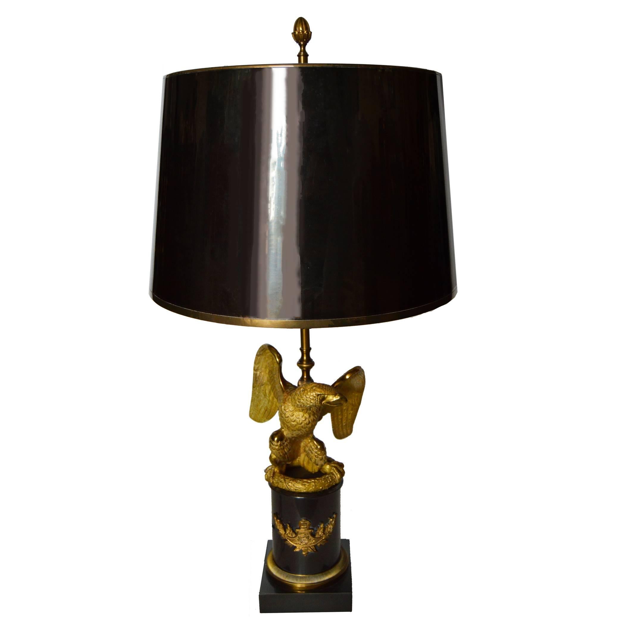 Signed Maison Charles "Eagle" Lamp For Sale
