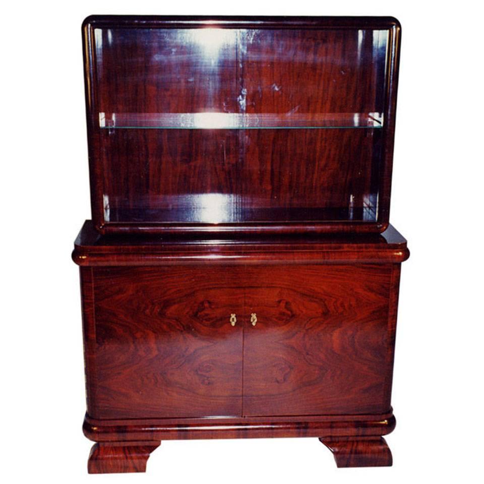 Art Deco Rosewood Cabinet For Sale