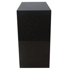 Minimalist Black Granite Custom-Made Pedestal Base
