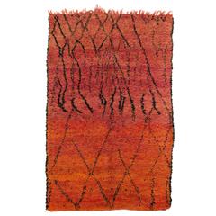 Vintage Moroccan Rug 1
