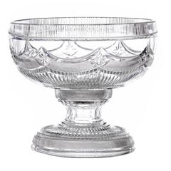 Antique Georgian Cut Crystal Punch Bowl