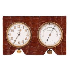 Asprey Clock and Barometer