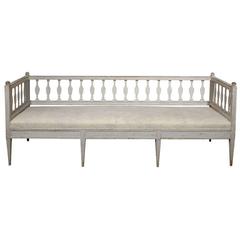 19th Century Swedish Painted Settee 7