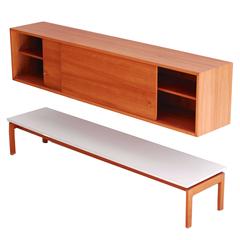 1958 Jos De Mey Modernist Sideboard Combination