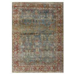 Antique Distressed Persian Mahal 6