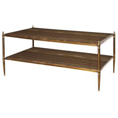 Jansen Style Two-Tier Coffee Table