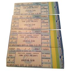 150 Never Used Grateful Dead Tickets 