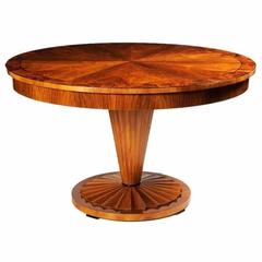 Biedermeier Inspired Pedestal Dining Table by ILIAD Design