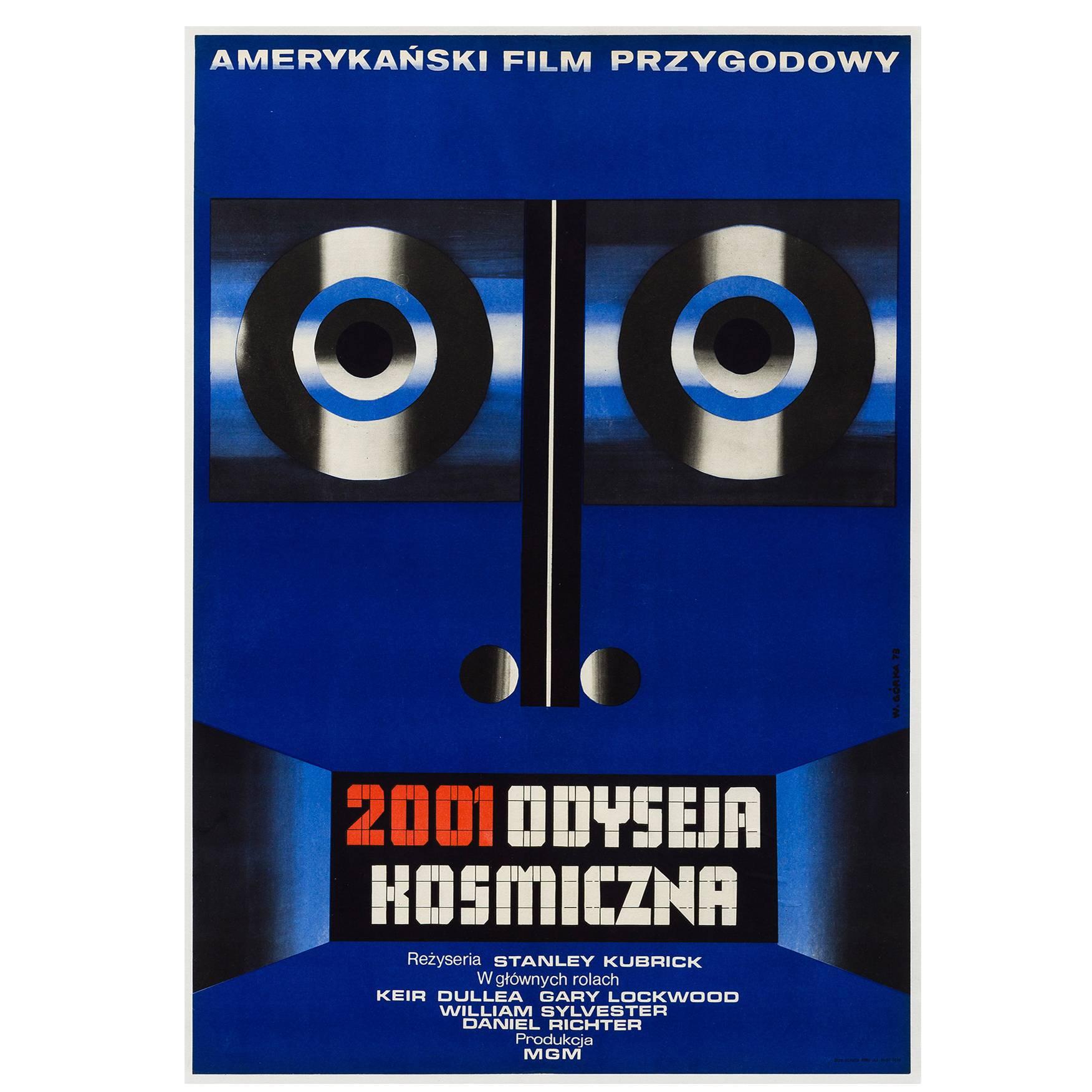 2001: A Space Odyssey Original Polish Film Poster, Wiktor Górka, 1973
