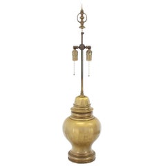 Vintage Brass Base Table Lamp