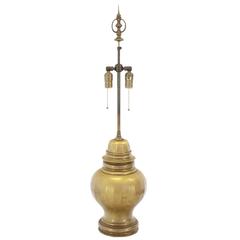 Vintage Brass Base Table Lamp