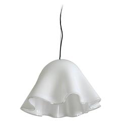Large and Rare Murano Glass Fazzoletto Pendant Ceiling Light by Kalmar, 1960s 10