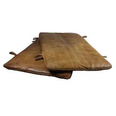 Pair of Leather Gym Mats, 1940s