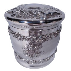 Tiffany Rococo Sterling Silver Trinket Box