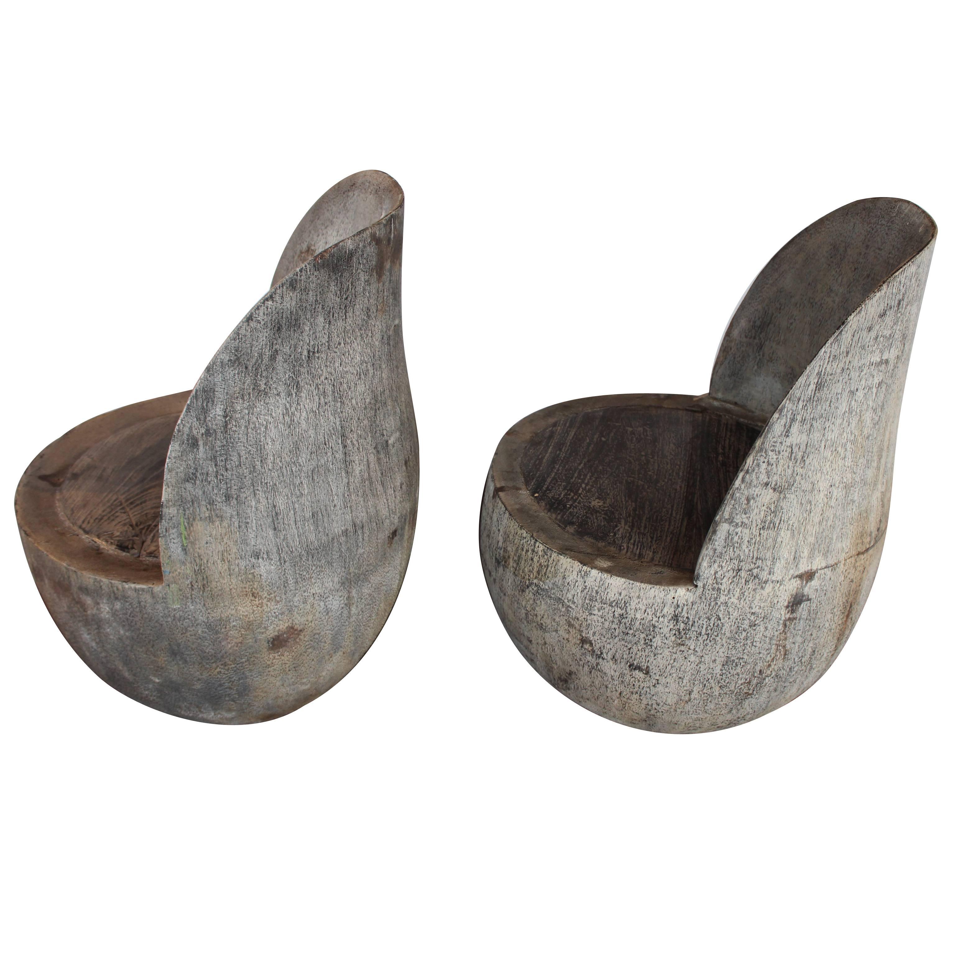 Organic Modern Coconut Chairs