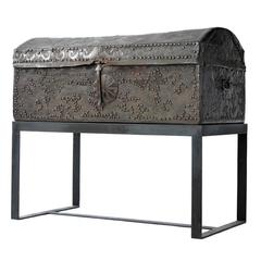 Spanish Colonial Leather Trunk