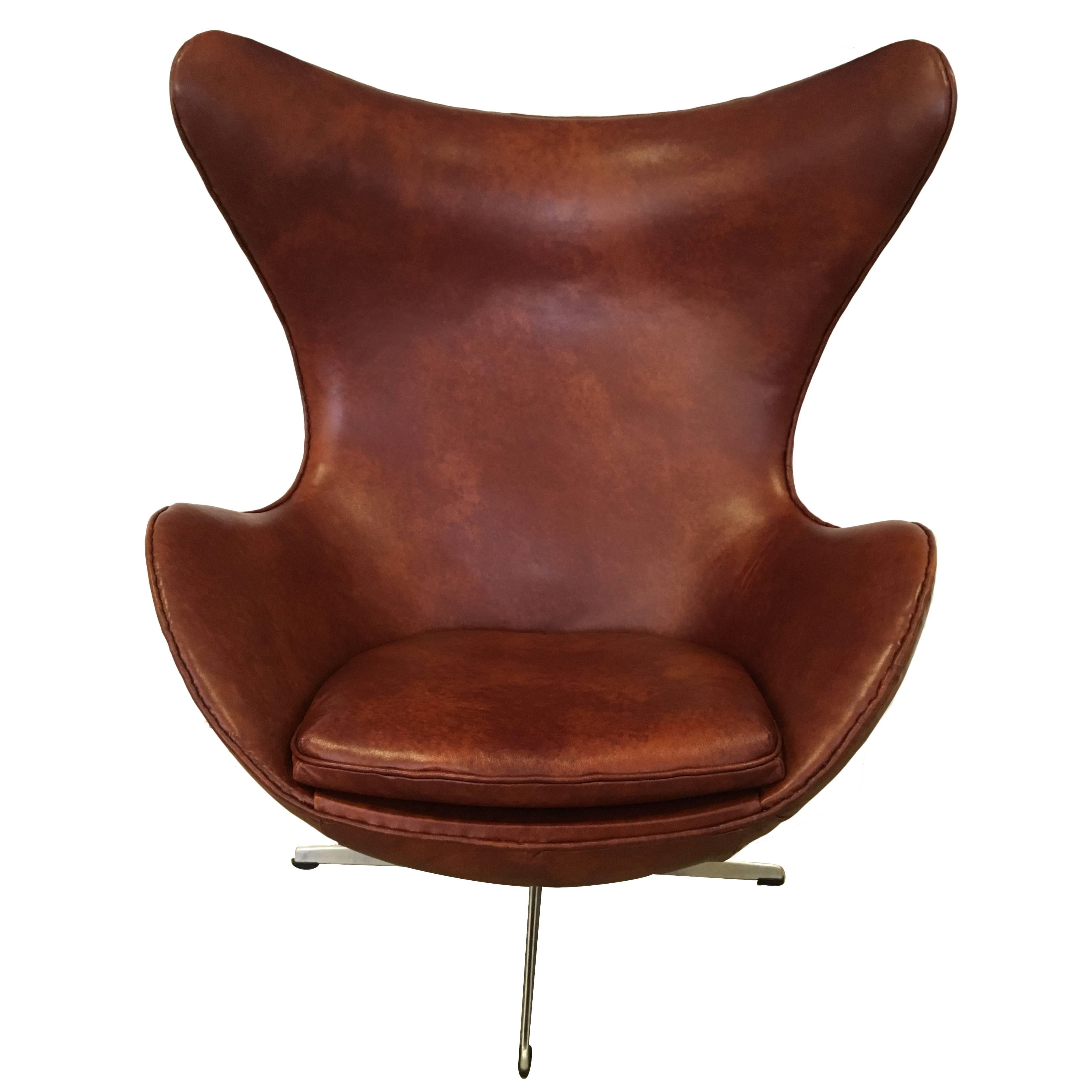 Arne Jacobsen Egg Chair Produziert von Fritz Hansen:: 1965