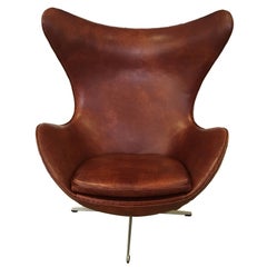 Arne Jacobsen Egg Chair Produziert von Fritz Hansen:: 1965