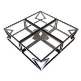 Contemporary Steel "Quad Diamonds" Cocktail Table by Alex Drew & No One 2015