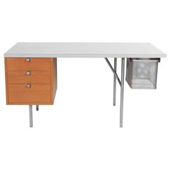 Clean Lined Desk Designed by George Nelson for Herman Miller