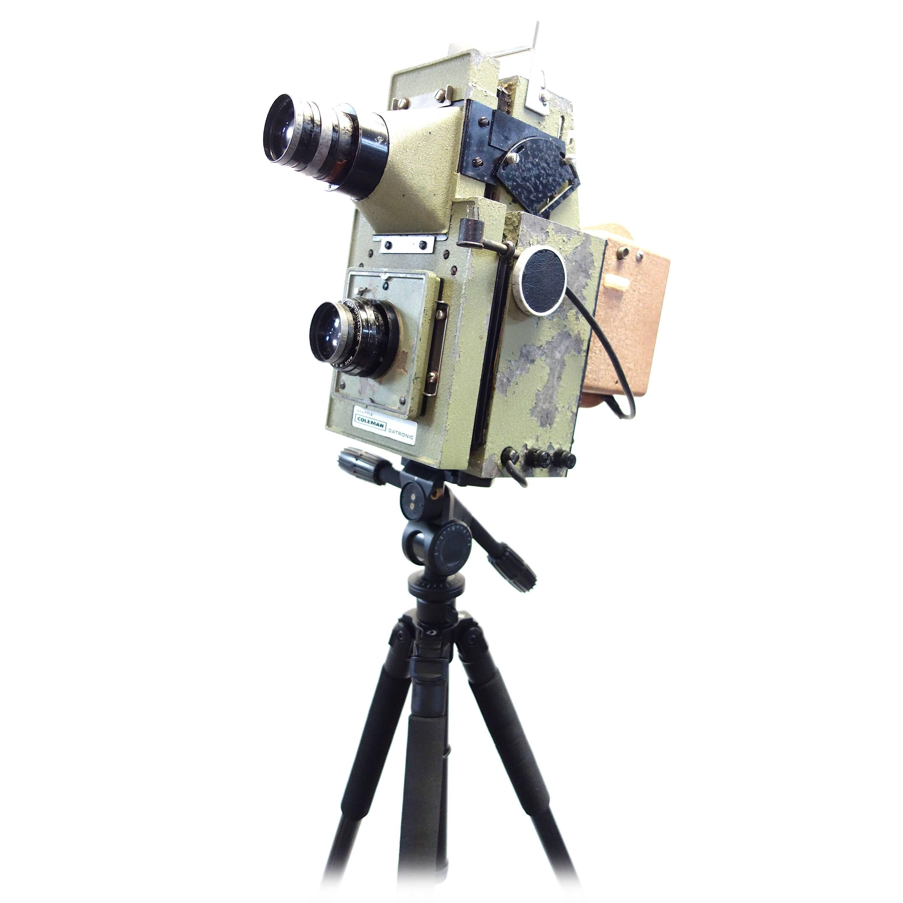 Vintage School Class Picture Roll Film Display Camera Much Patina. NOW $725.00 ! For Sale