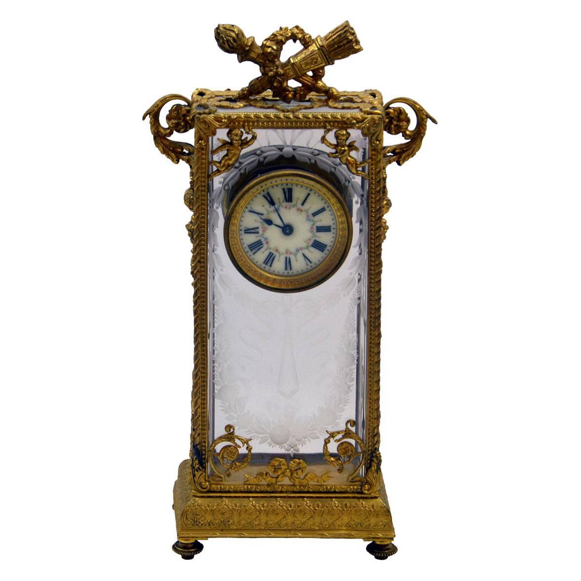 19th Century Ormolu-Mounted Clock