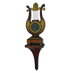 19th Century Empire Style Clock on Bracket