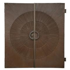 Sunburst Doors by Billy Joe McCarroll and David Gillespe