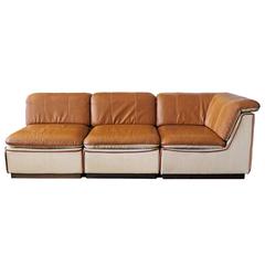 Finnish Modular Leather Sofa