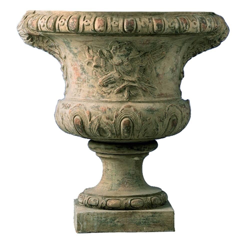 Terracotta Vase Medici after an 17th Century Model For Sale