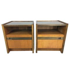 Harry Lunstead Nightstand, Pair