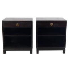 Pair of Midcentury Asian Inspired Night Stands or End Tables