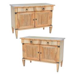 Pair of Italian Neoclassical Style Cabinets