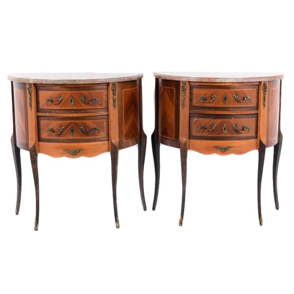 Rare Matching Set of French Commodes