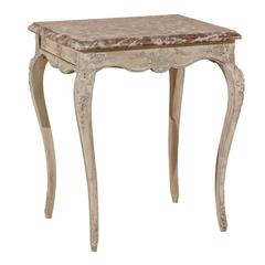 French Side Table with Marble Top From the Early 19th Century French Side Table with Marble Top From the Early 19th Century