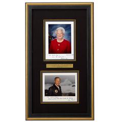 George H W Bush & Babara Bush Signed Photographs 4