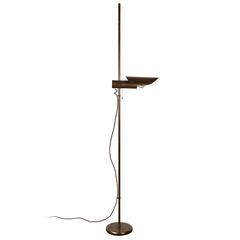 1950s Brass Italian Floor Lamp with Pivoting Shade 12