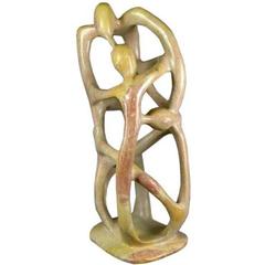 Abstract Hand-Carved Stone Sculpture 12