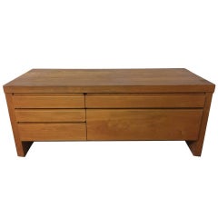Vintage Pierre Chapo Chest of Drawers in Solid Elm
