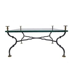 Maison Jansen Heavy French Decorative Coffee Table Neoclassical Style