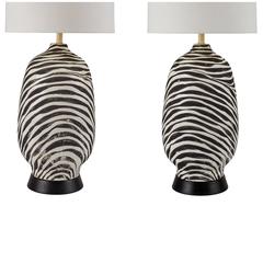 Rare Pair of Ugo Zaccagnini Table Lamps 8