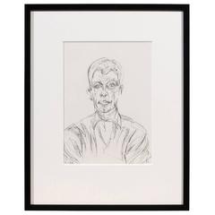 Alberto Giacometti Self Portrait Lithograph 6