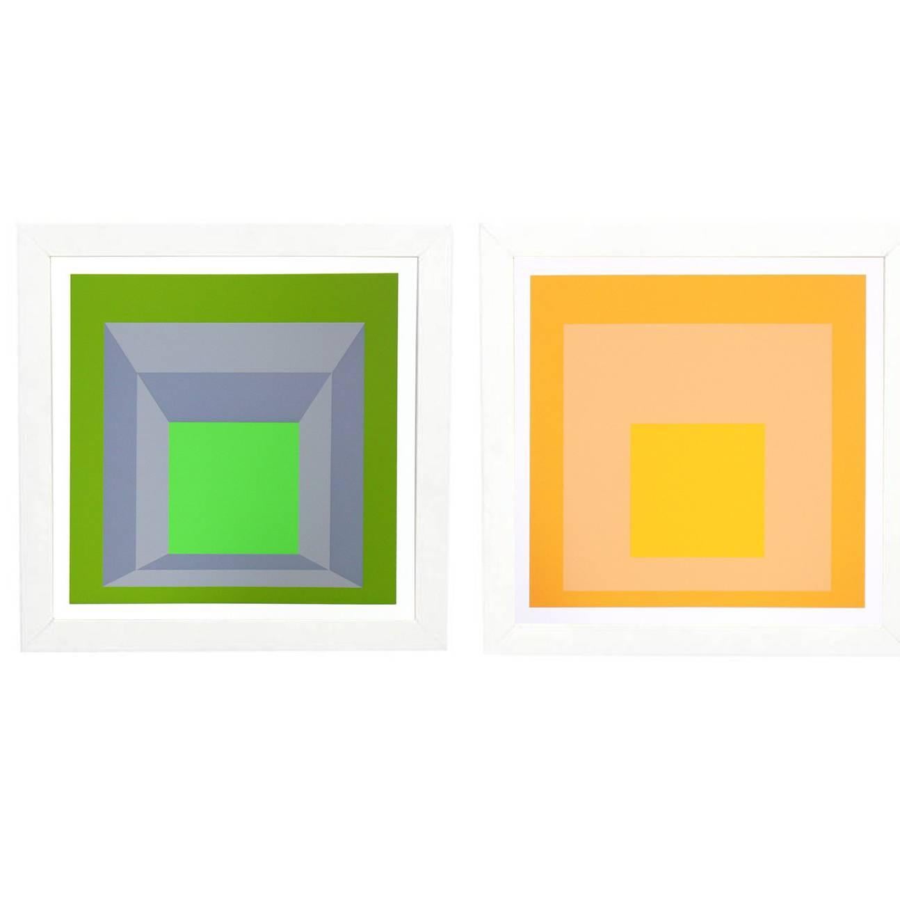 Pair of Josef Albers Lithographs from Formulation and Articulation