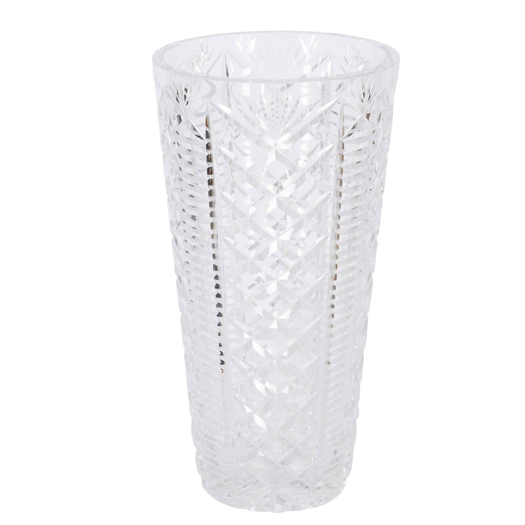 Waterford Crystal 'Clare' Pattern Vase