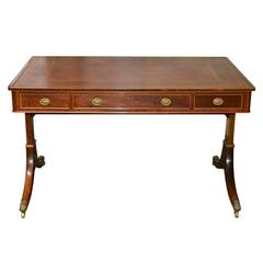 English Regency Mahogany Writing Desk 11