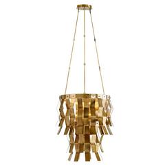 Striking Brass 'Veronica' Chandelier 3