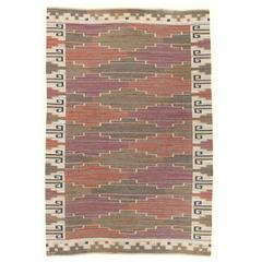 Bruna Heden" Flat-Weave Carpet, Signed MMF